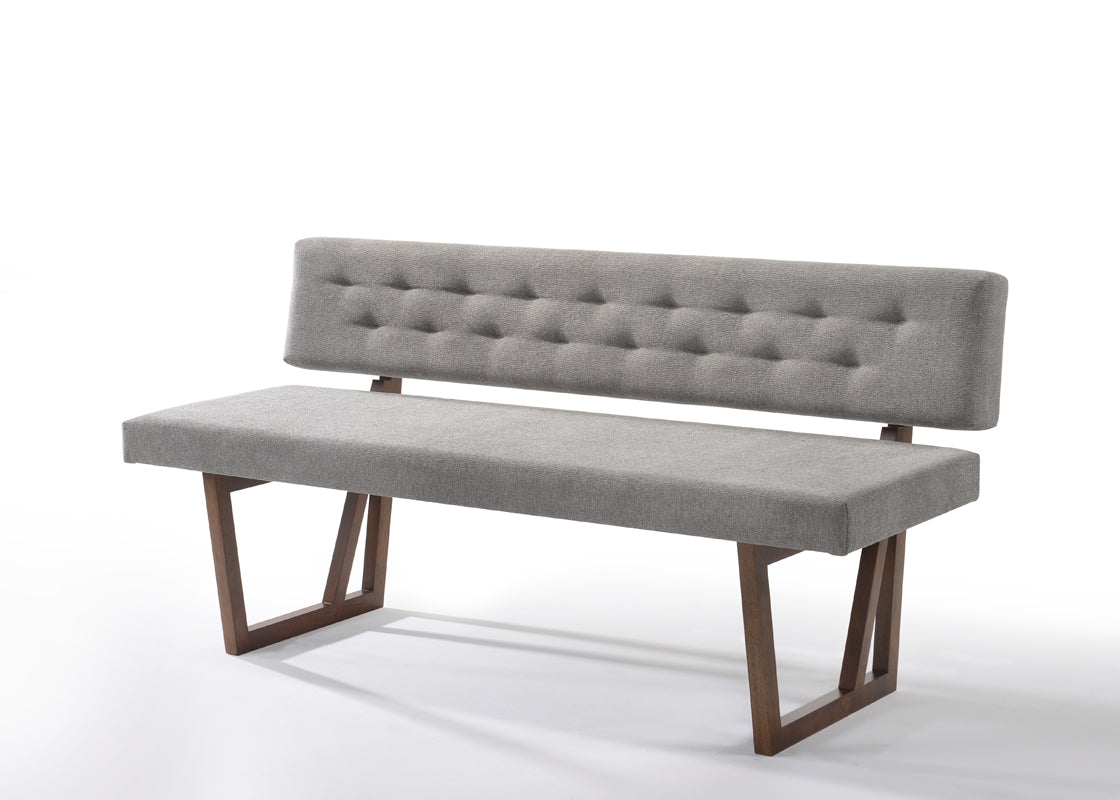 Jordan Modern Walnut & Grey Dining Set