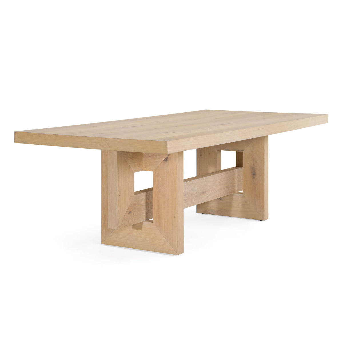 Mineola - Modern Natural White Oak Dining Table