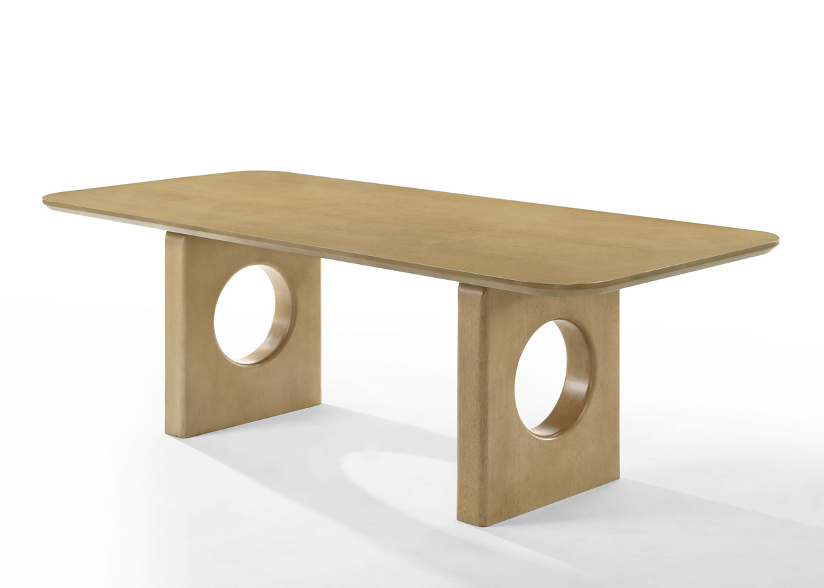 Oshana - Modern White Oak Dining Set