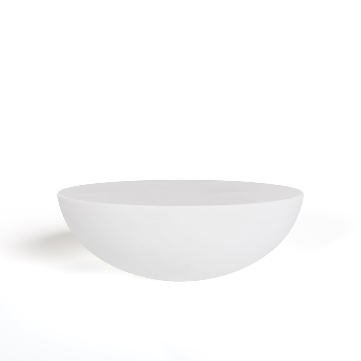 Bronte - Modern White Concrete Round Coffee Table