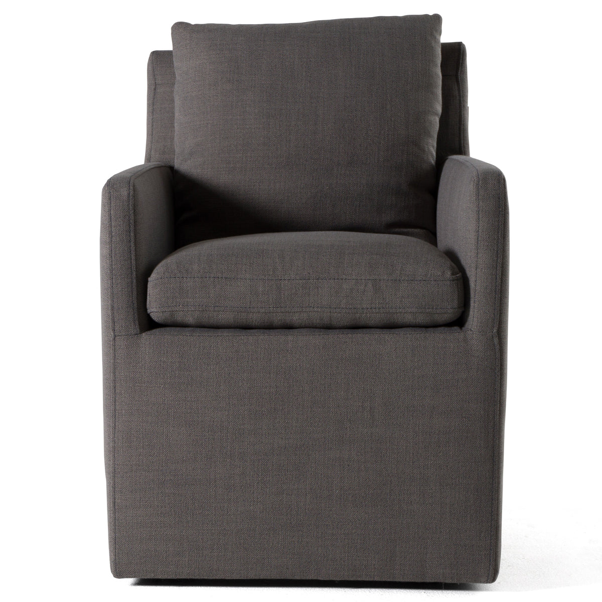 Newcastle - Modern Grey Fabric Dining Chair