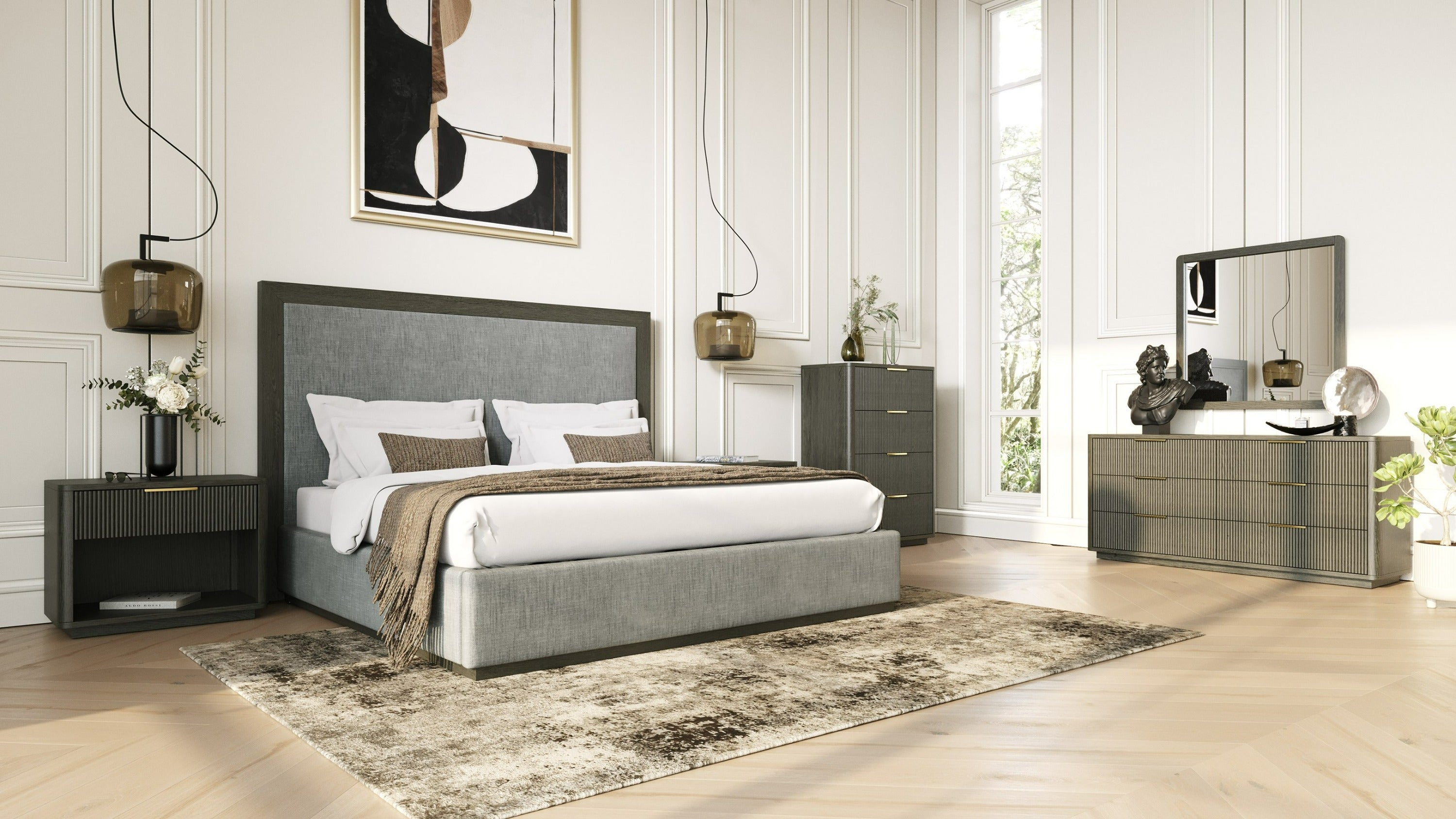 Nova Domus Santa Monica - Modern Grey Wash Chest