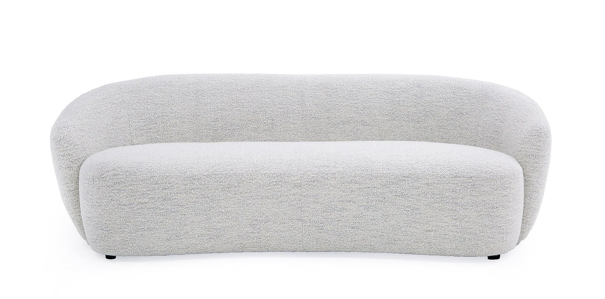 Omaha - Modern Off White Fabric Sofa