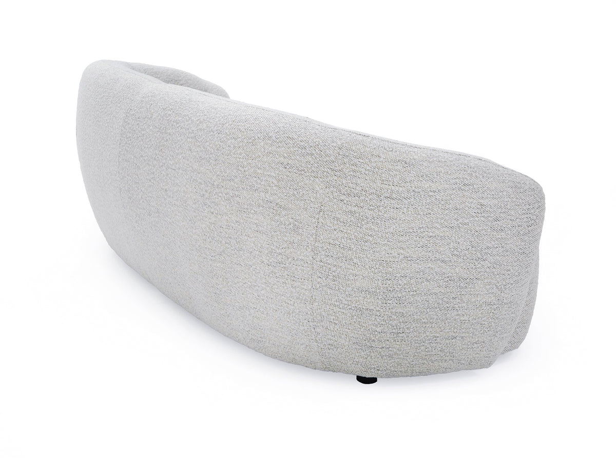 Omaha - Modern Off White Fabric Sofa