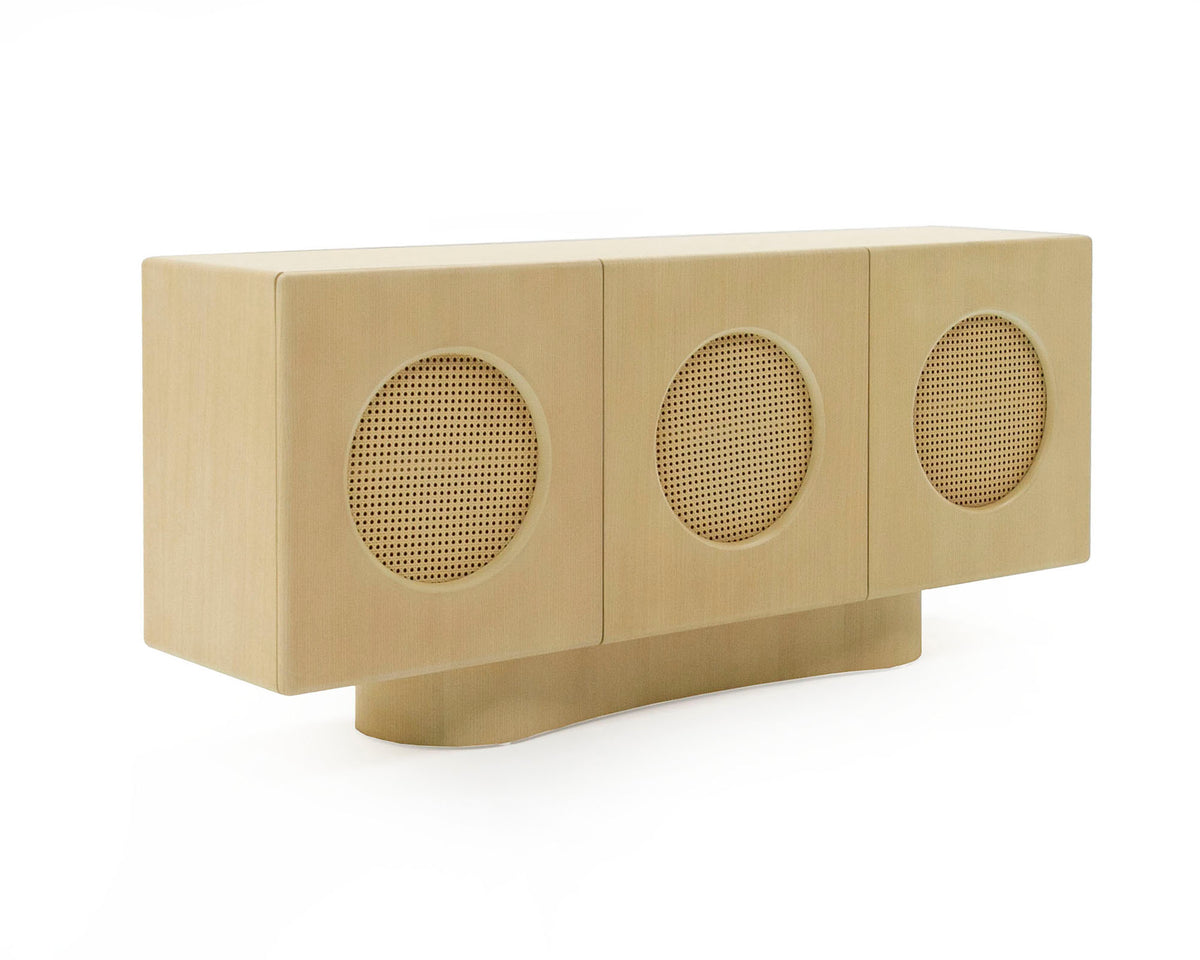 Osaka - Modern Natural Ash + Rattan Buffet