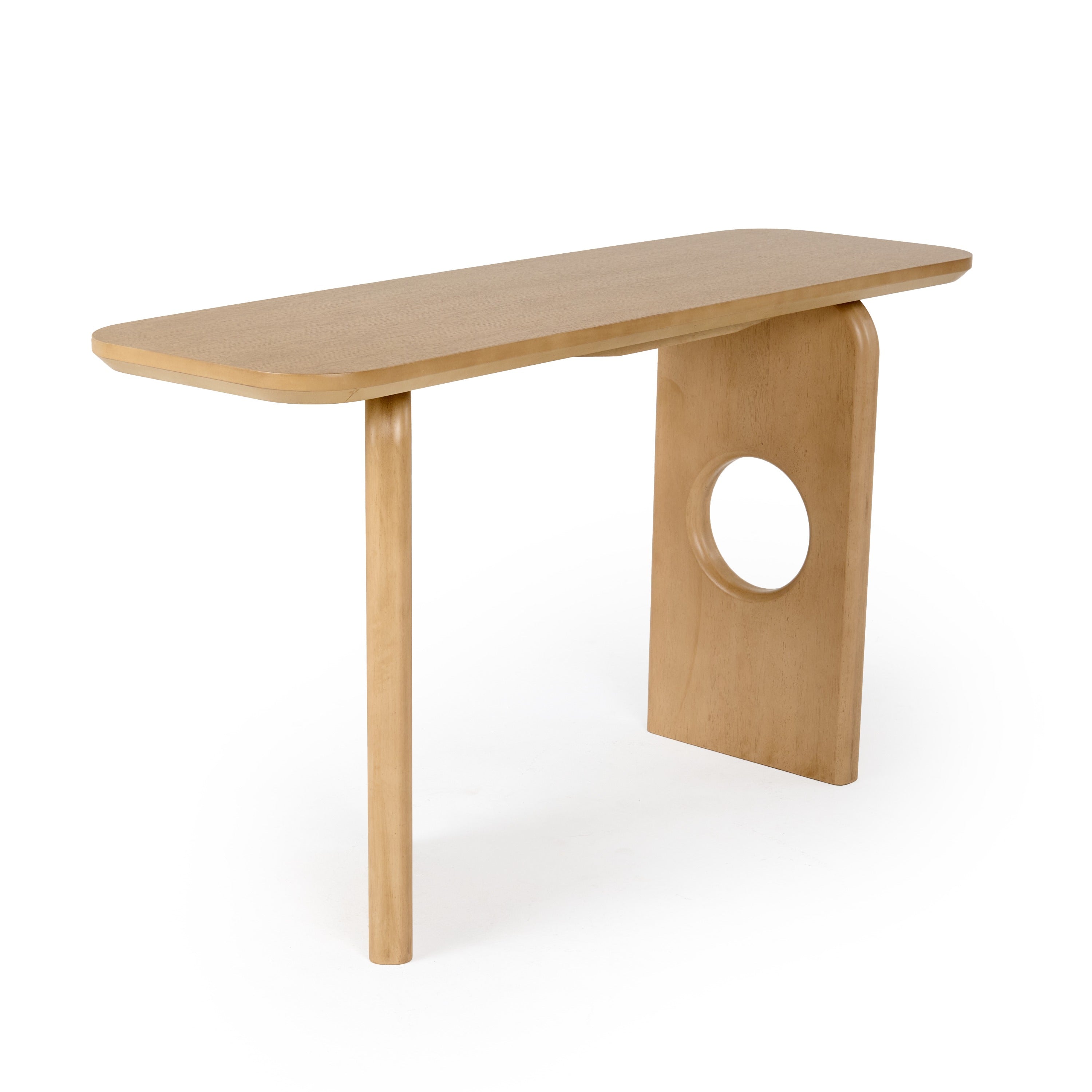 Nova Domus Oshana - Modern White Oak Console Table