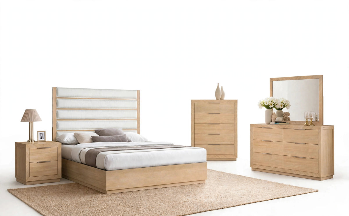 Mirage Scandinavian Oak Bedroom Set