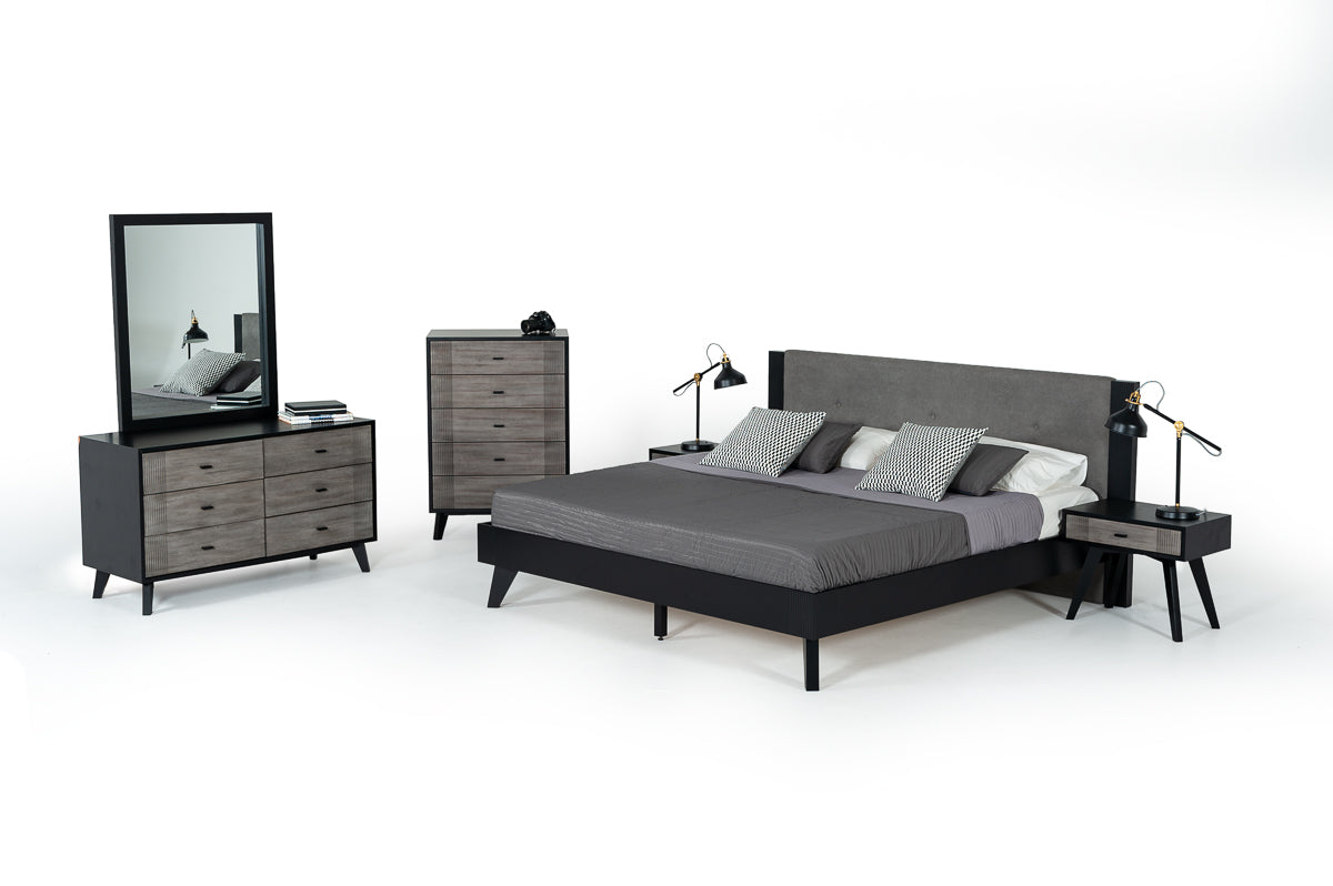 Nova Domus Panther Contemporary Black Mirror