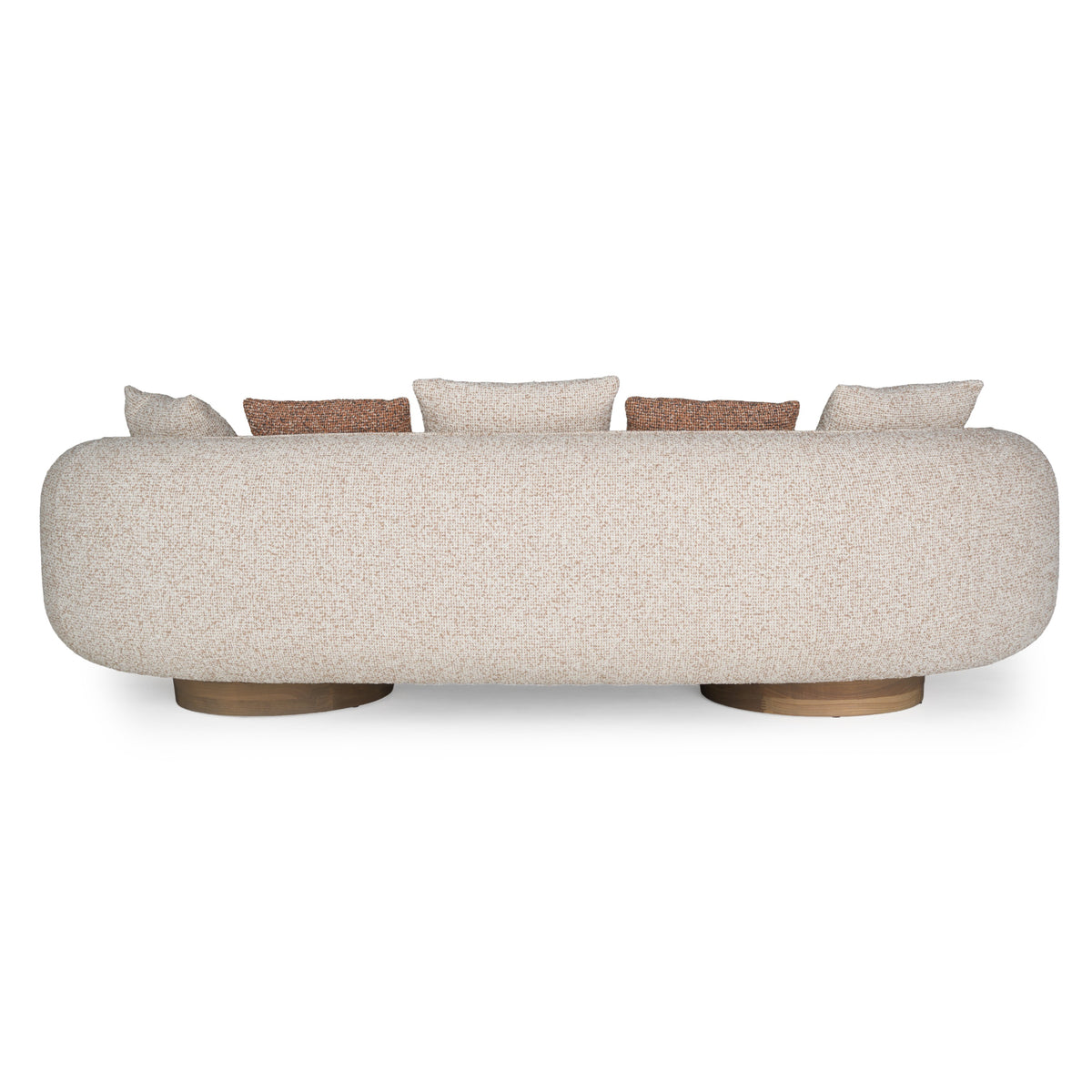 Raywood - Modern Multicolored Boucle Fabric + Ash Sofa - original 3