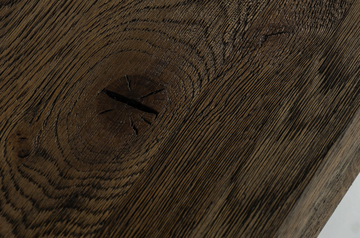Renzo Modern Oak & Concrete 118" Dining Table