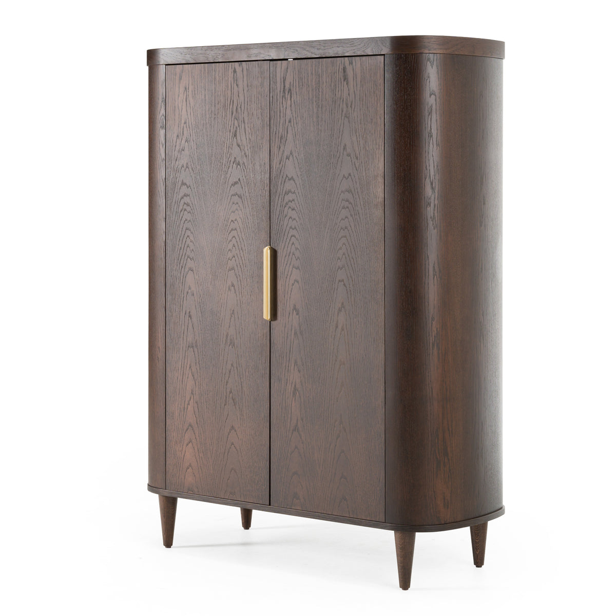 Richmond - Modern Brown Rounded Tall Buffet