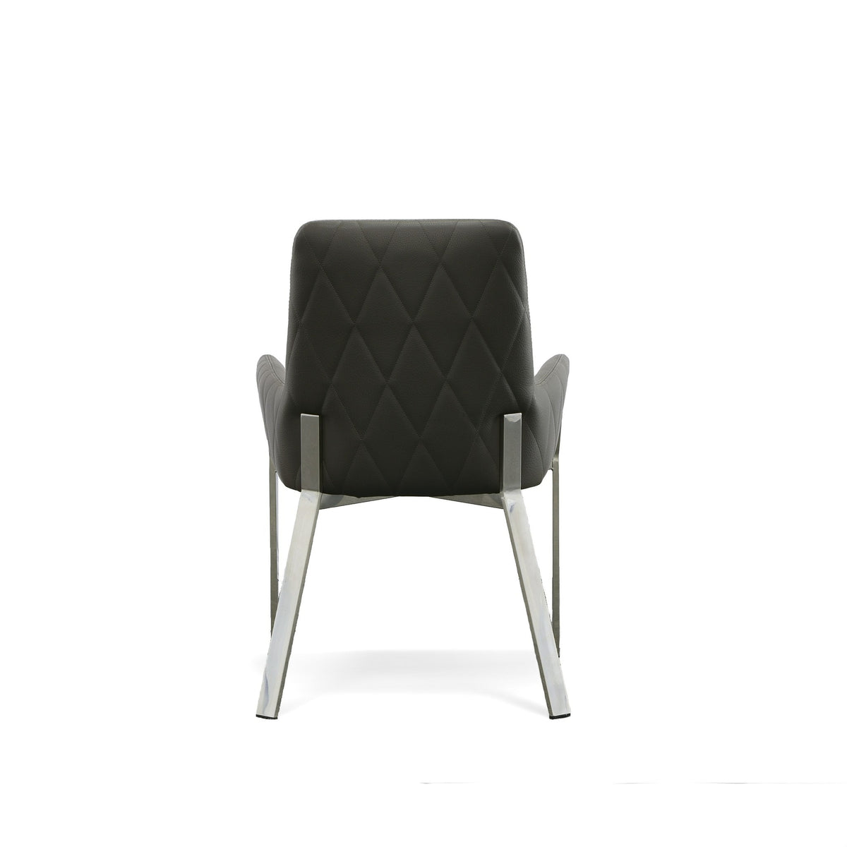 Robin Modern Grey Bonded Leather Dining Chair