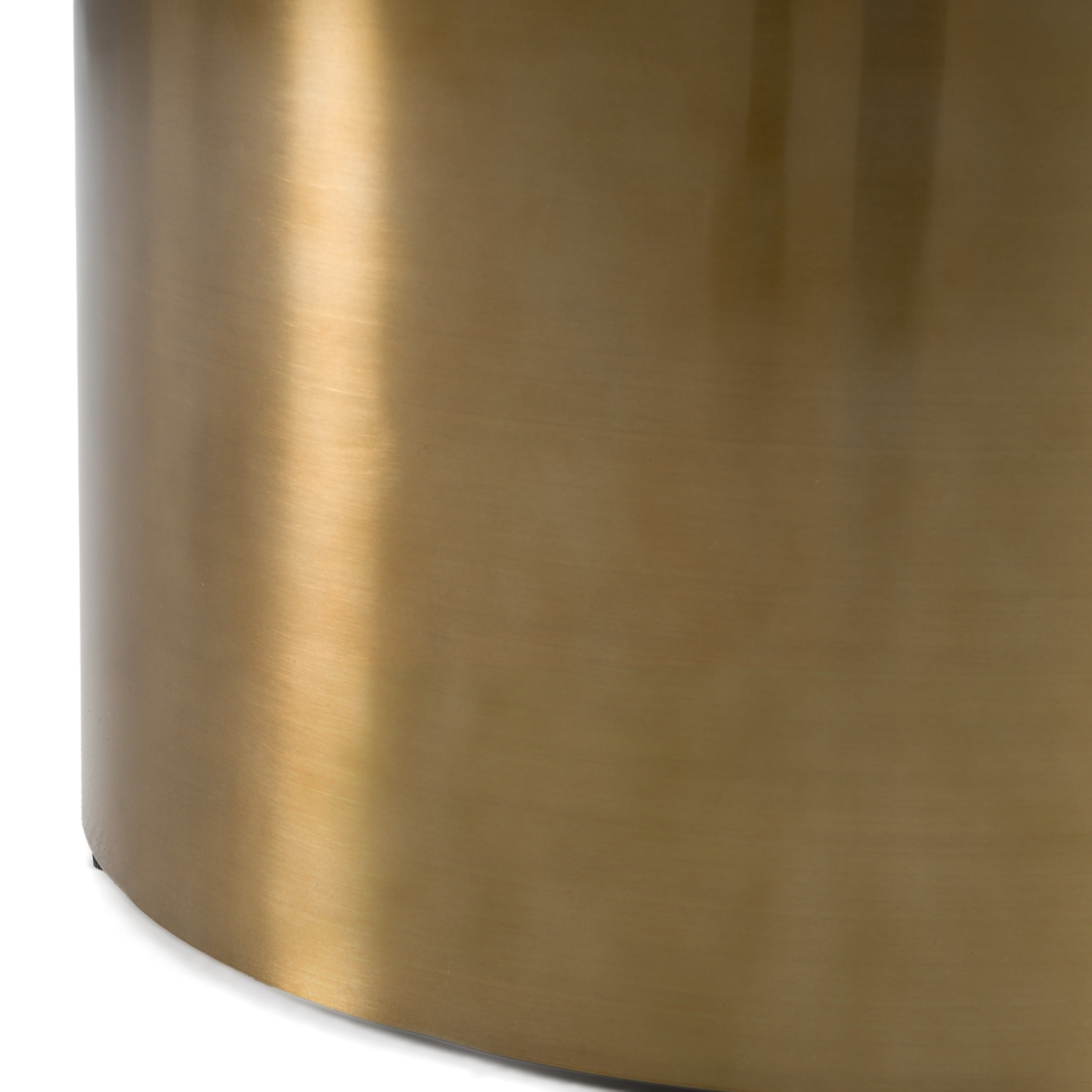 Modrest Rocky - Glam White & Gold Coffee Table