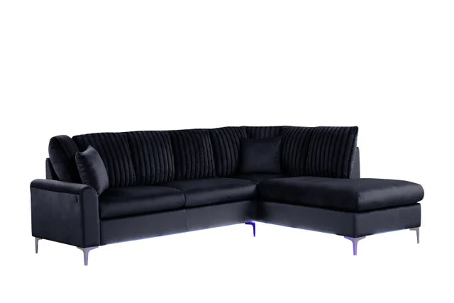 Candy Black - Sectional (w/ LED's)