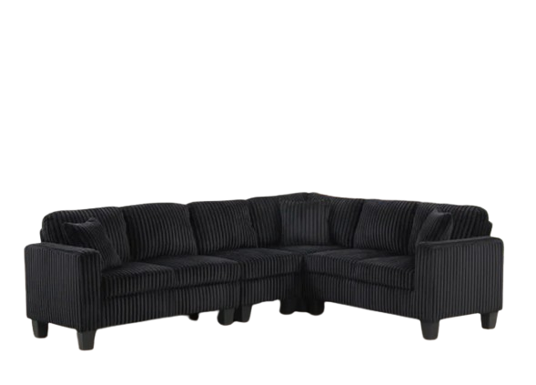 Logan2 Onyx - Reversible Sectional
