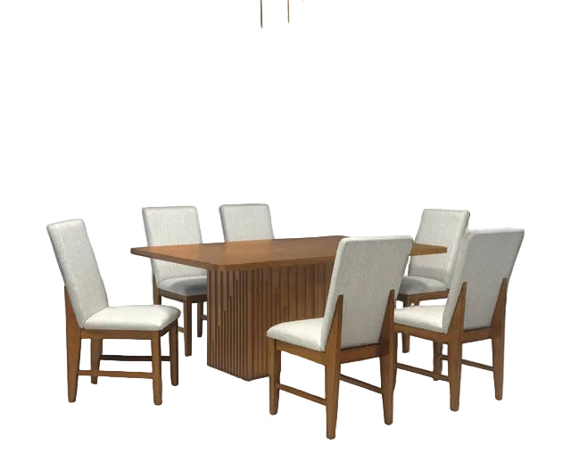 D2800 Dining Table + 6 Chair Set