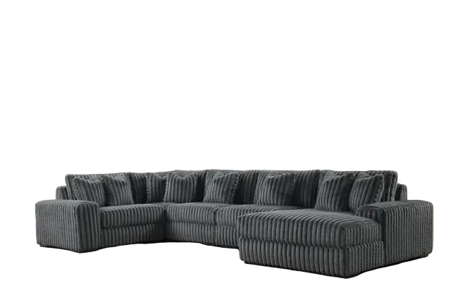 SEASONS2 CHARCOAL 5PC Sectional