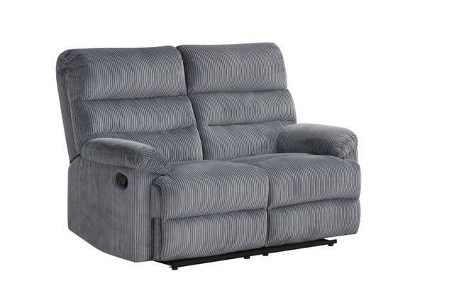Charcoal Sovereign Elite Reclining Sofa, Loveseat & Chair Set - manufacturer photo