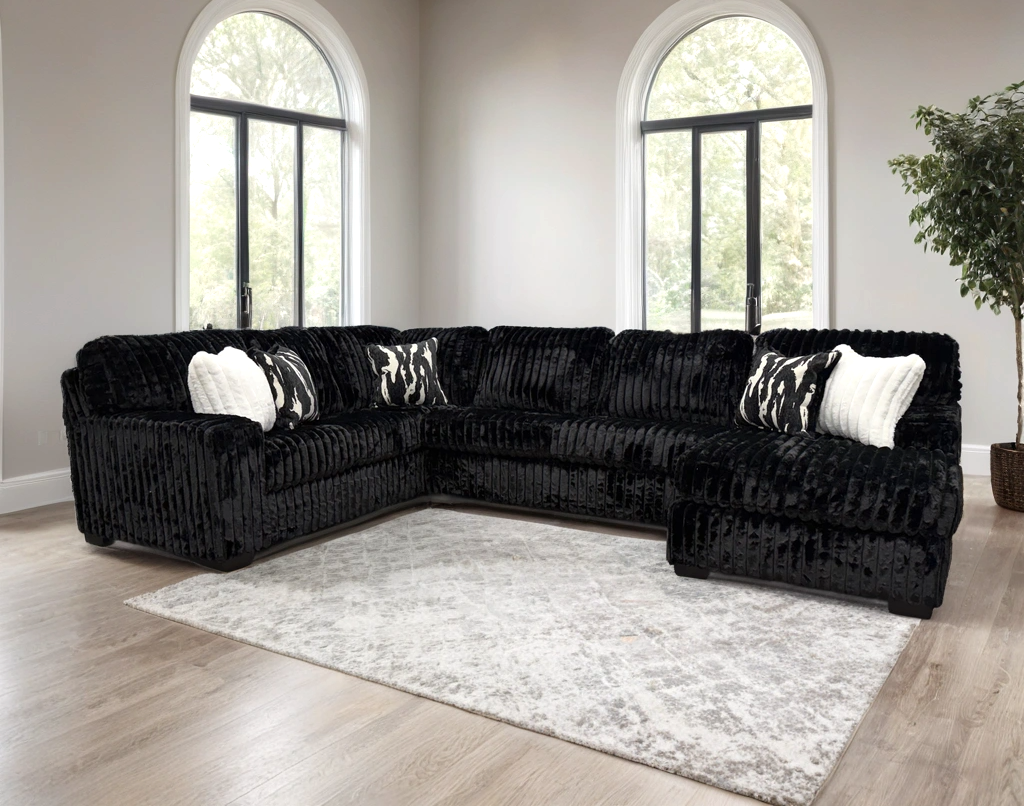 Onyx Ridge Corduroy Sectional