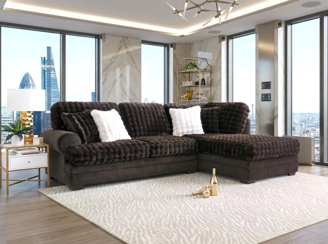 Kama Espresso Contemporary Sectional