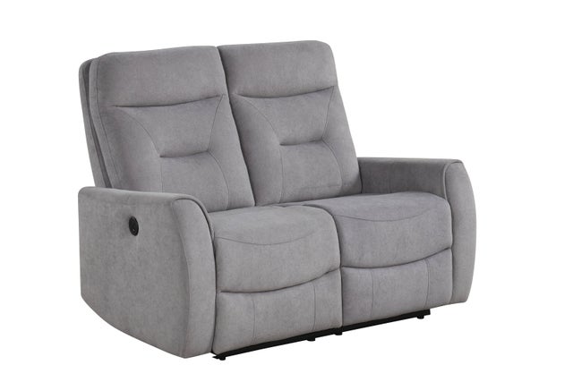 Charcoal Noor Power Reclining Sofa, Loveseat & Chair Set - manufacturer photo
