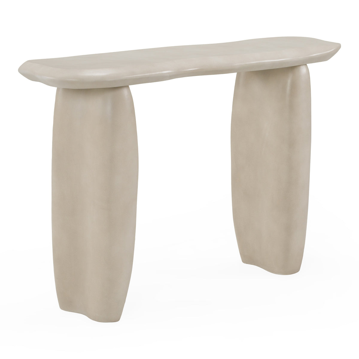 Slone - Modern Beige Concrete Console Table - original 1