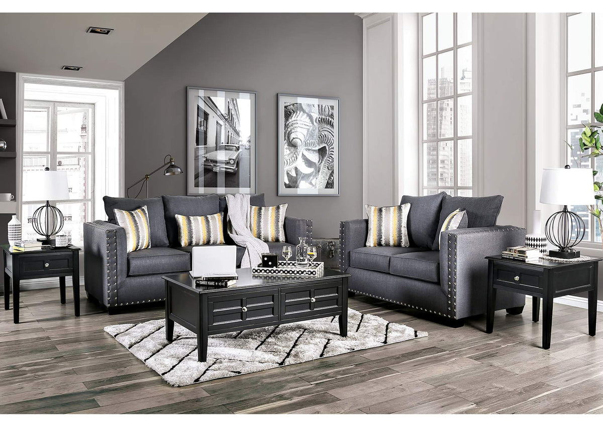 Inkom Slate Transitional Living Room Set