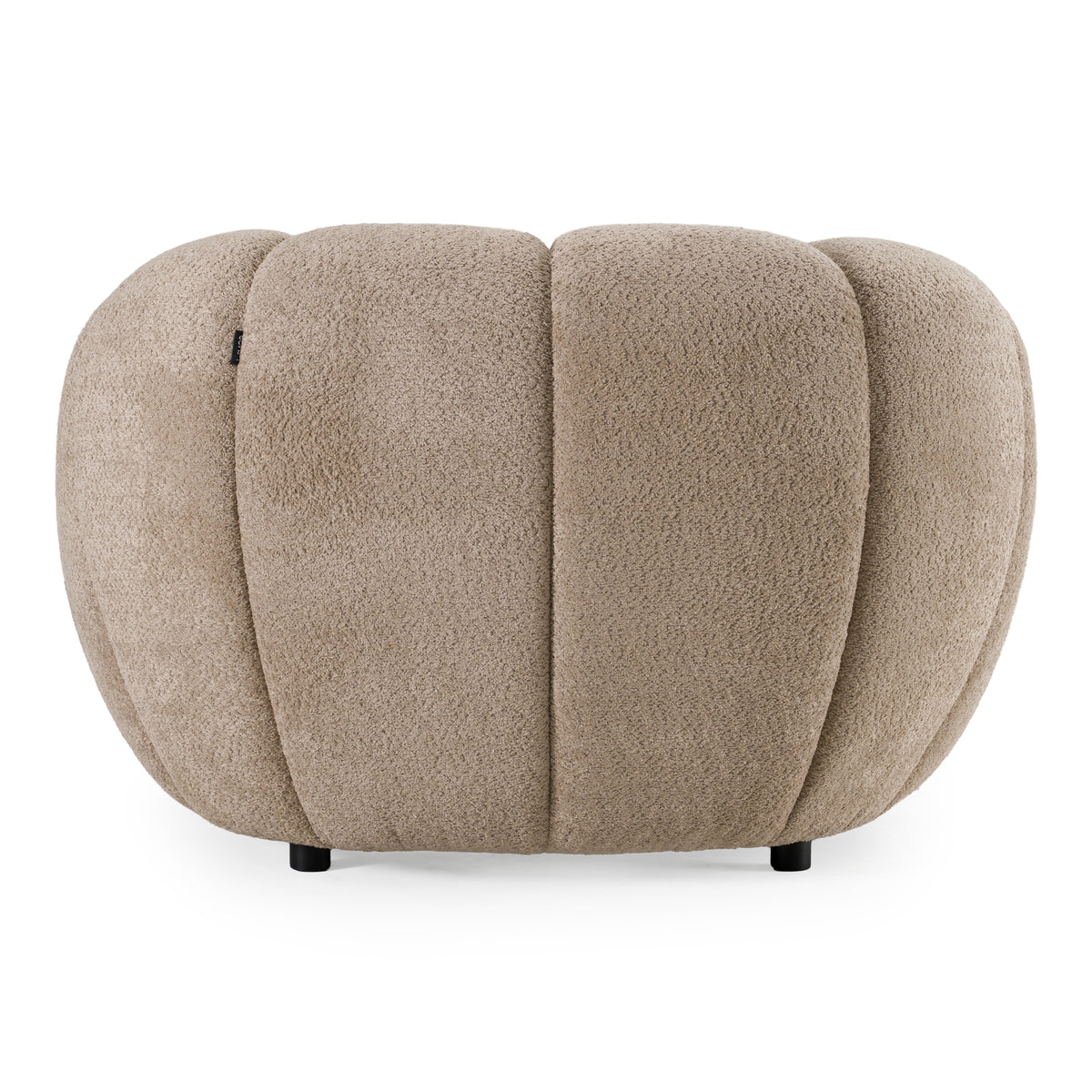 Suki - Modern Taupe Fabric Lounge Chair - original 4