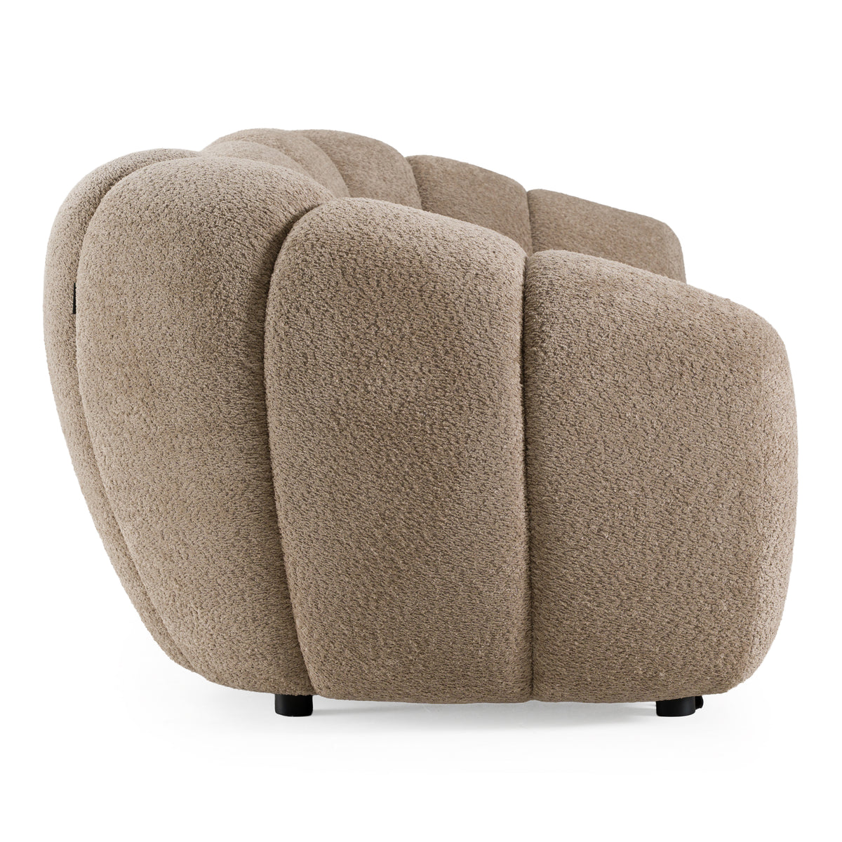 Suki - Modern Taupe Fabric Sofa - original 3