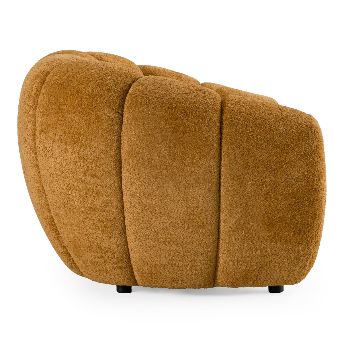Suki - Modern Camel Fabric Lounge Chair - original 3