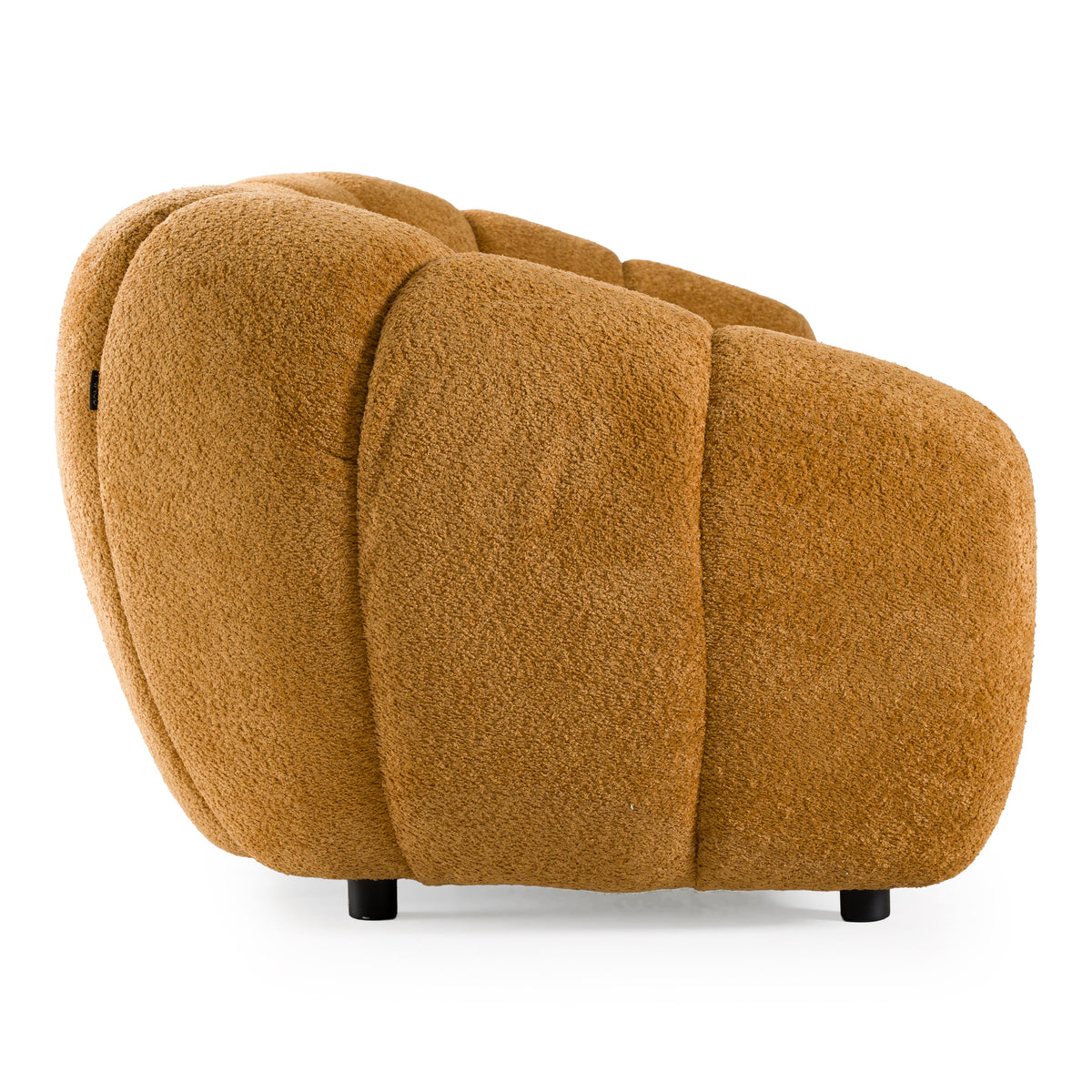 Suki - Modern Camel Fabric Sofa - original 3