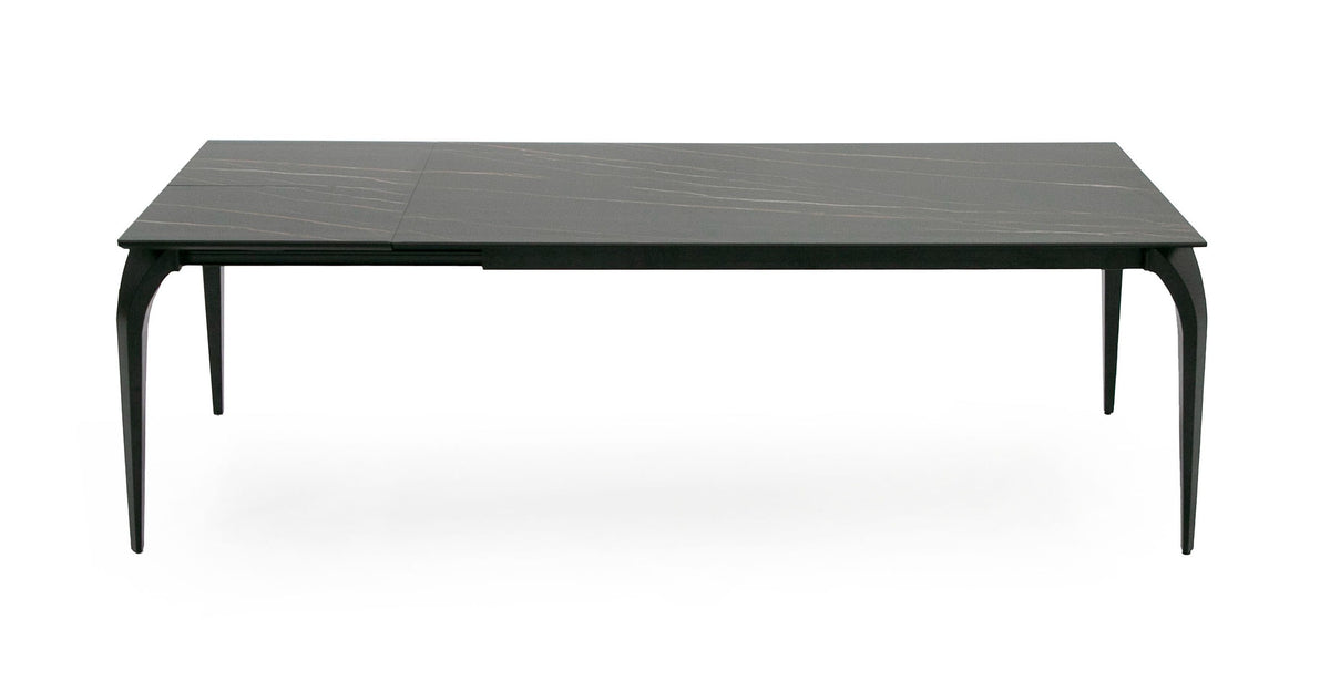 Suri - Modern Black Ceramic Extendable 71"/94.5" Dining Table