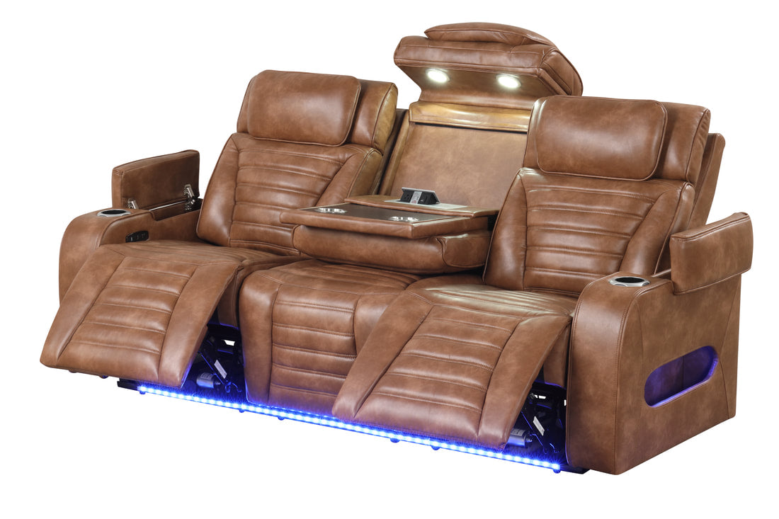 TOKYO 3PC Brown Power Reclining Set β FREE Rug or TV!