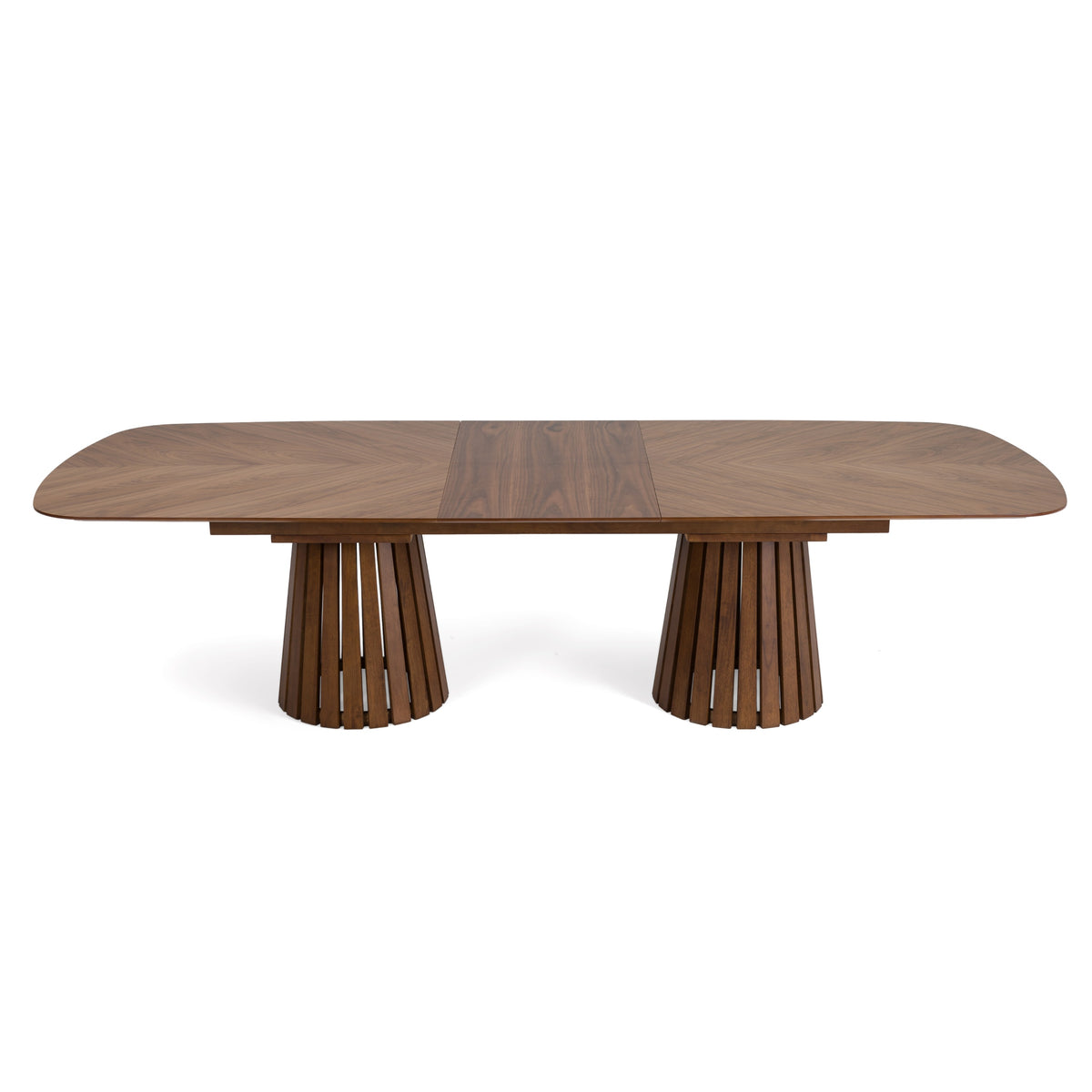 Truman - Mid-Century Modern Walnut Extendable Dining Table