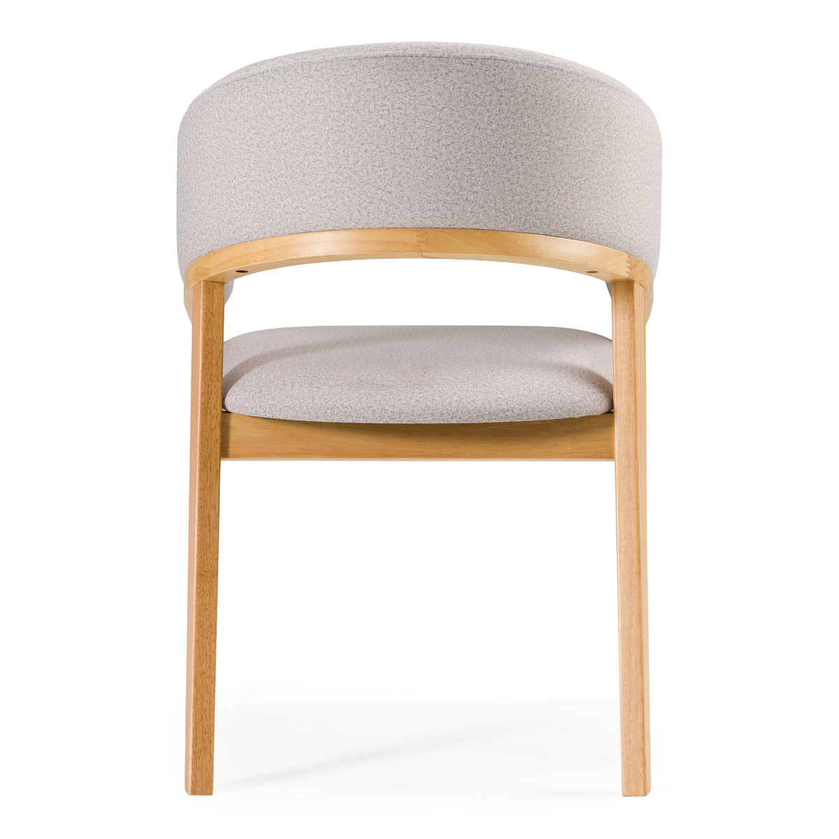 Truman - Mid-Century Modern Grey + Natural Oak Dining Chair - original 5