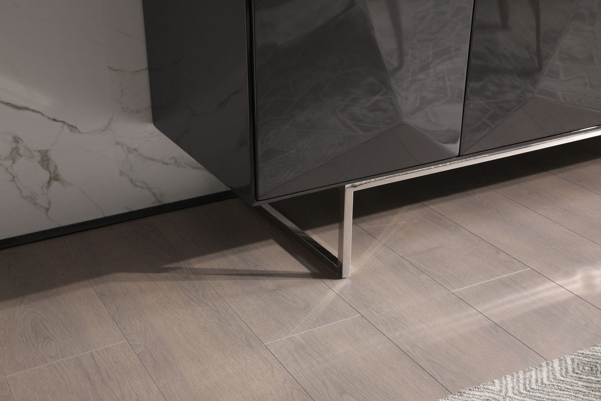 Vanguard - Modern Dark Grey High Gloss Buffet