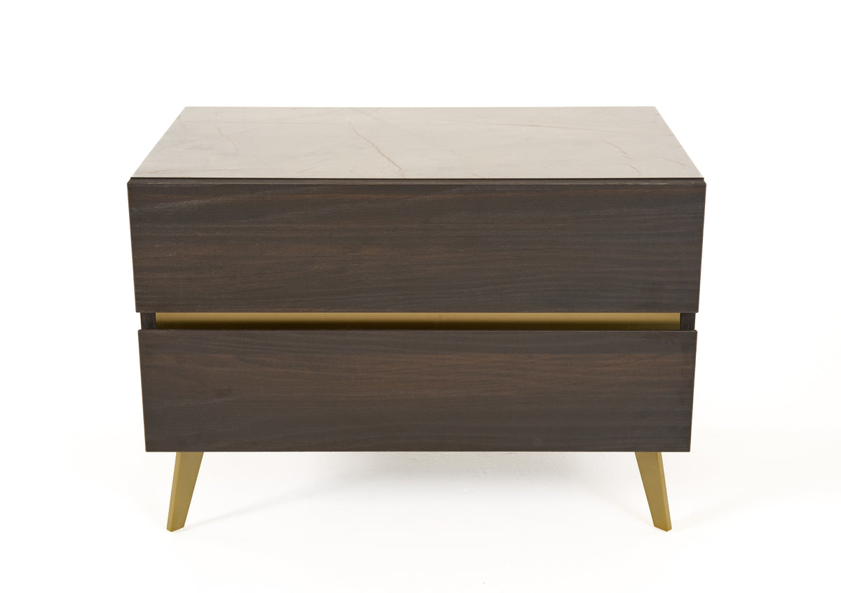 Velondra - Modern Eucalypto + Marble 4-Piece Bedroom Set