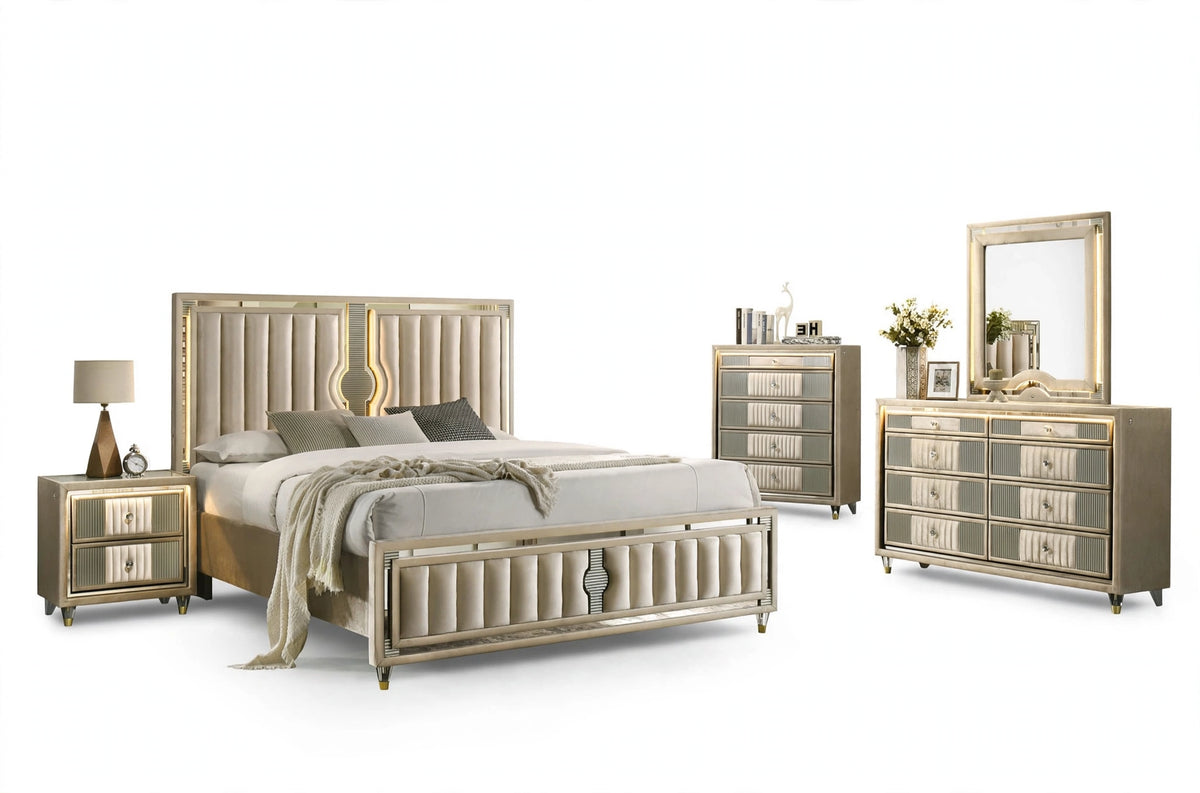Daphne Classic Oak Bedroom Set