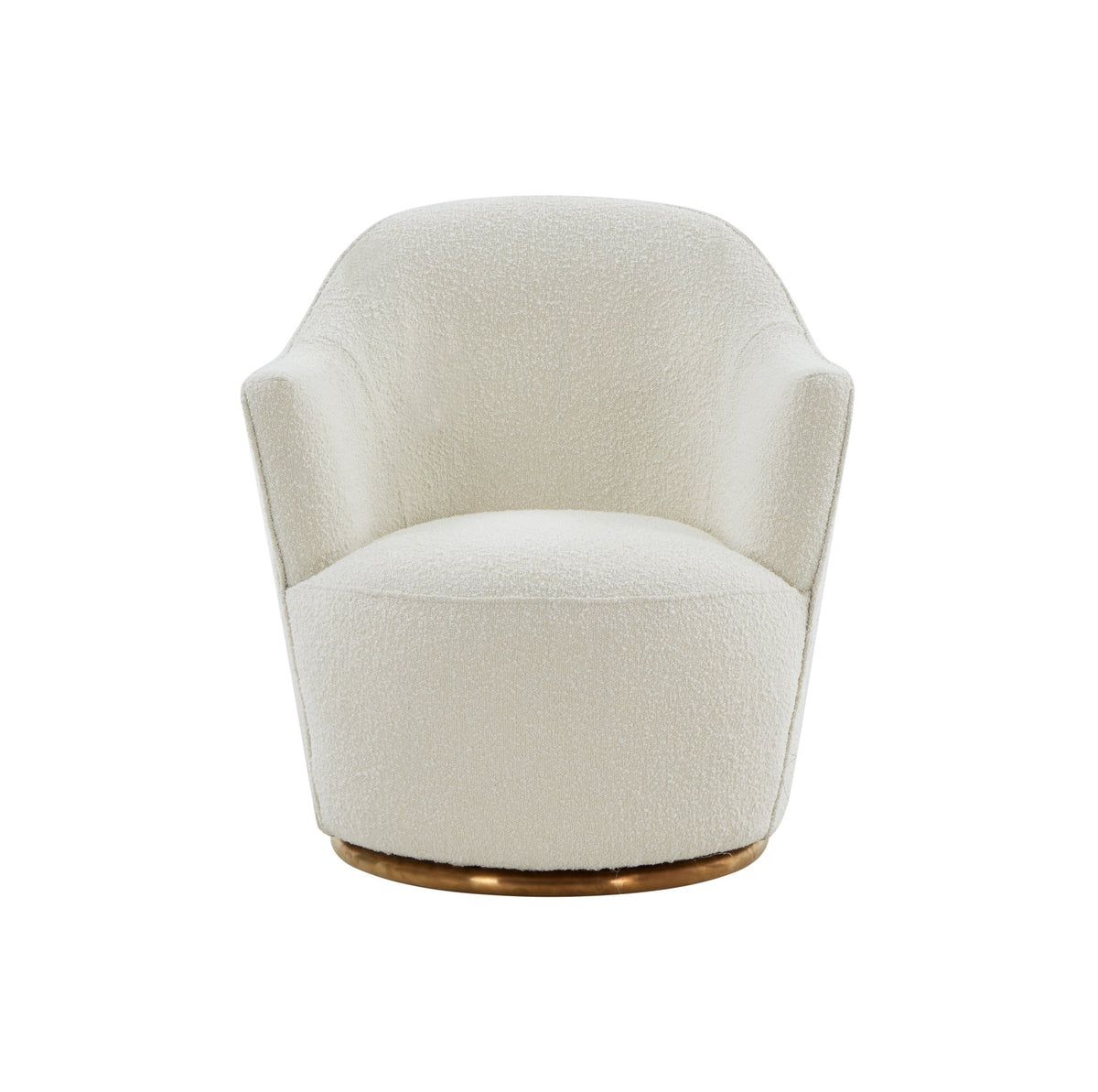 Vera - Modern Sherpa Swivel Accent Chair