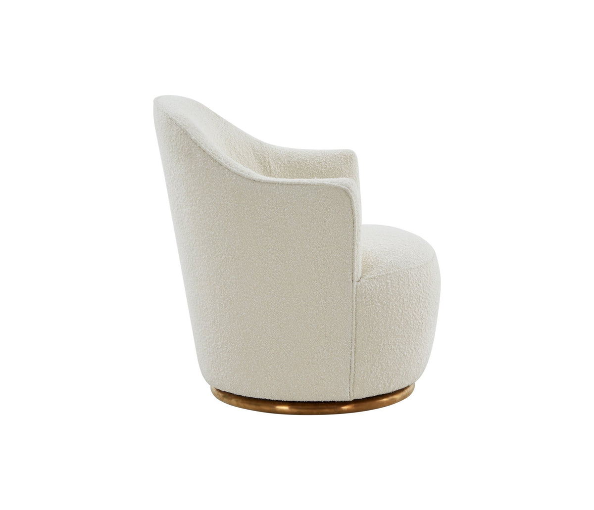 Vera - Modern Sherpa Swivel Accent Chair
