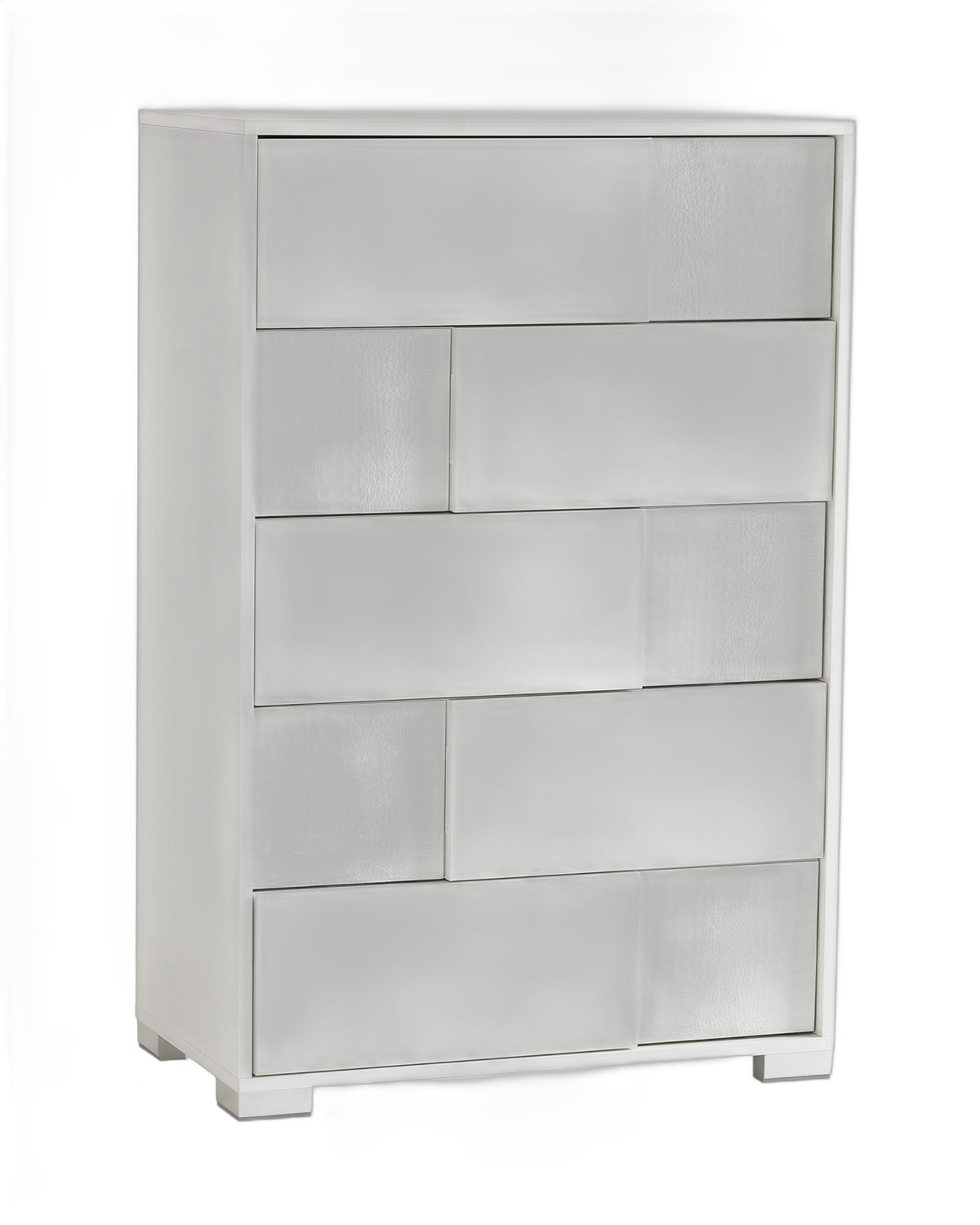 Monza Italian Modern White Chest