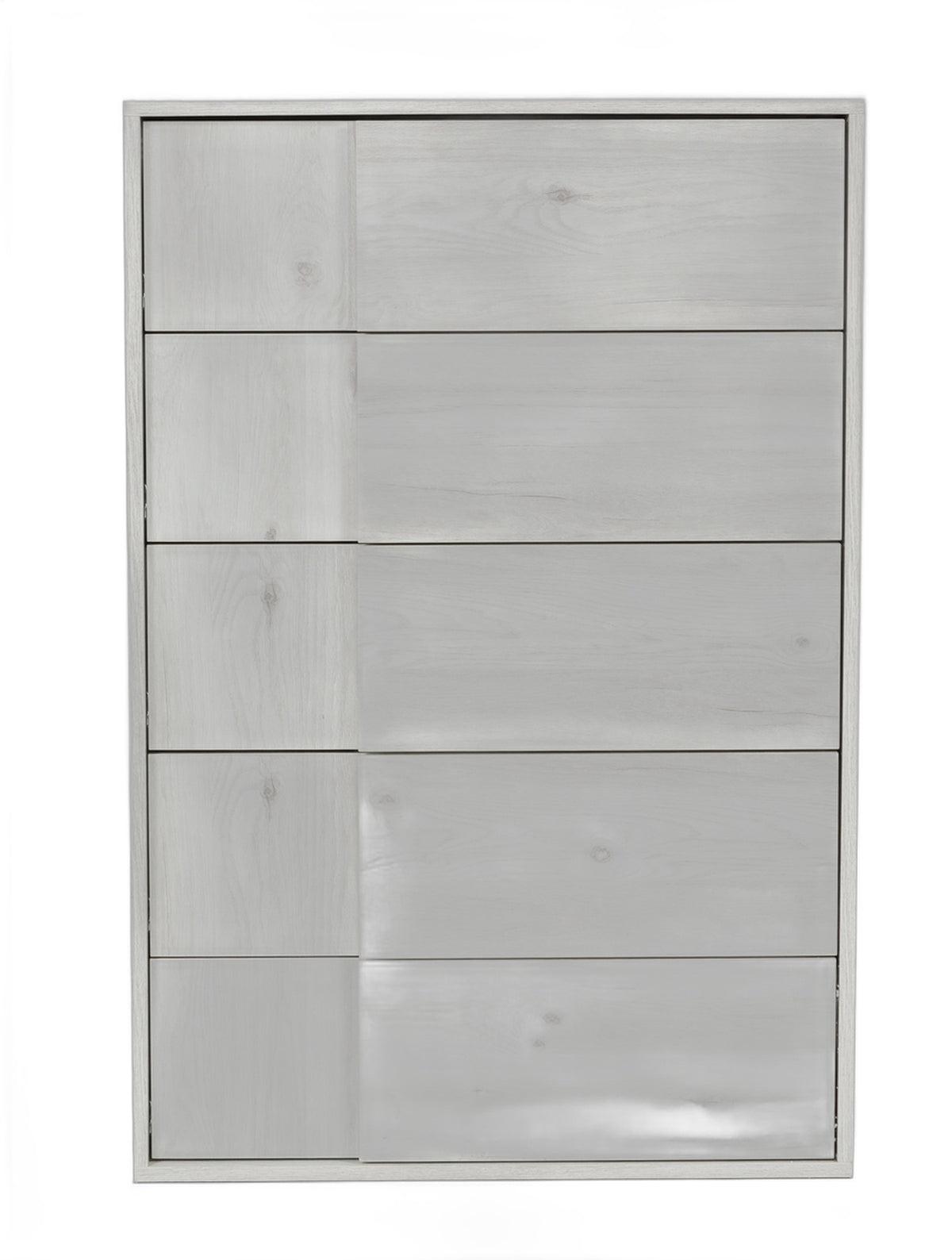 Asus - Italian Modern White Washed Oak Chest