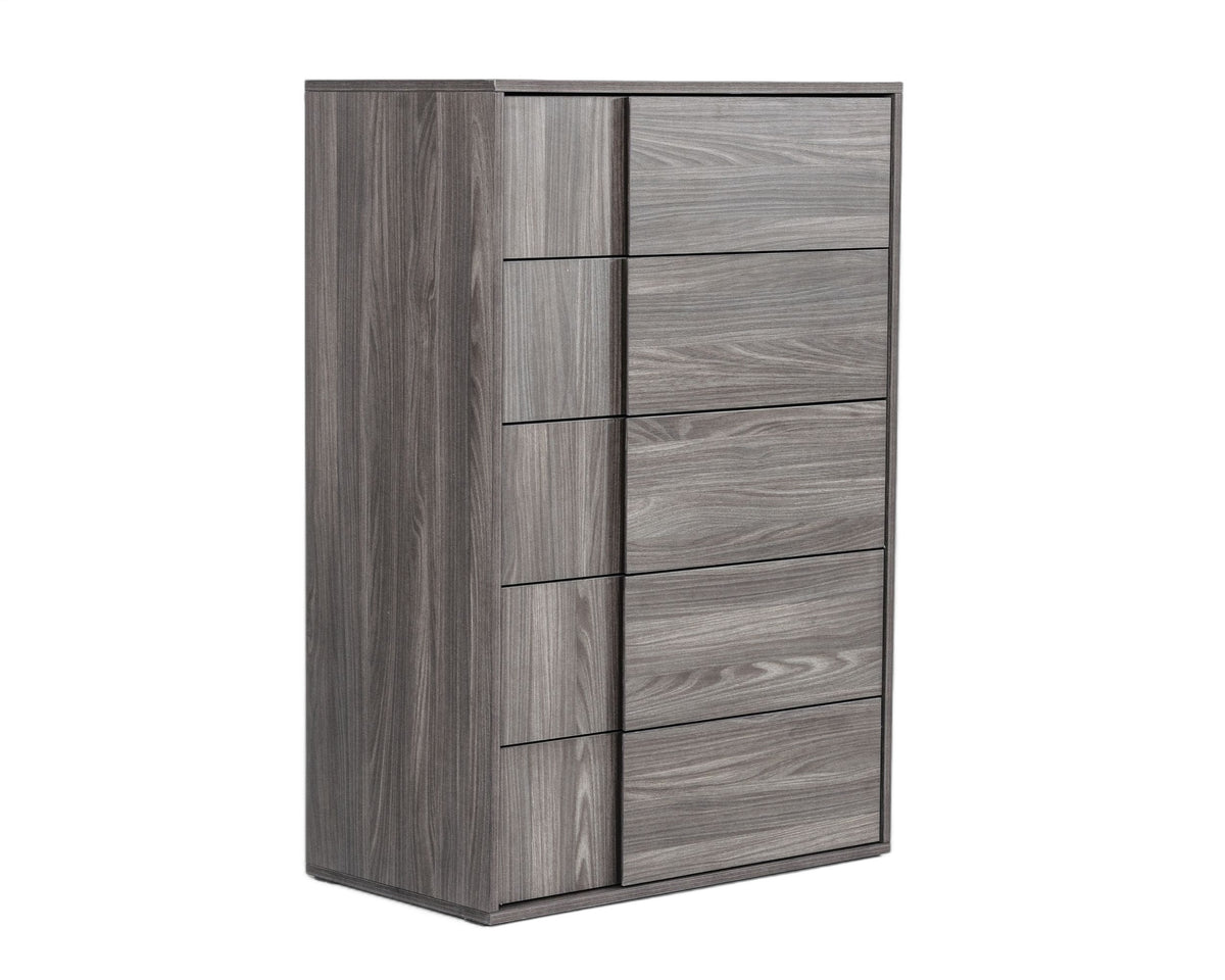 Asus - Italian Modern Elm Grey Chest