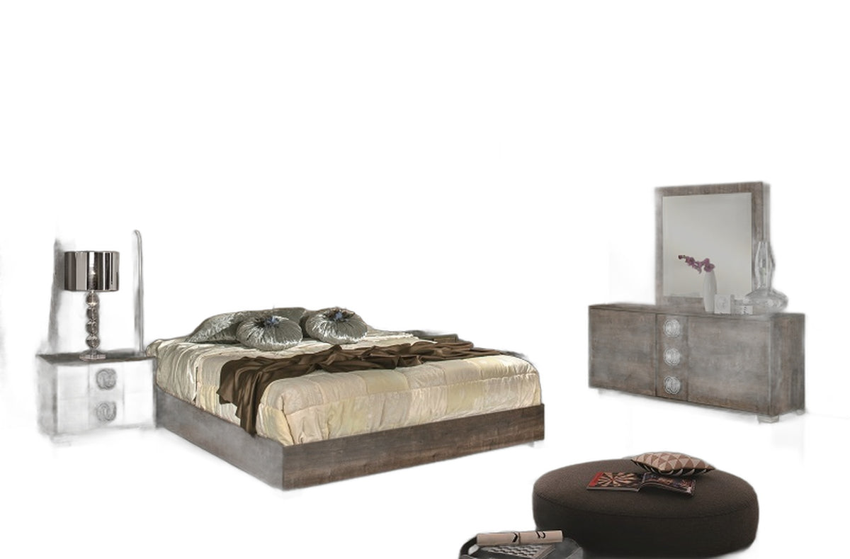 Eastern King Athen Italian Modern Eastern King Bedroom Set