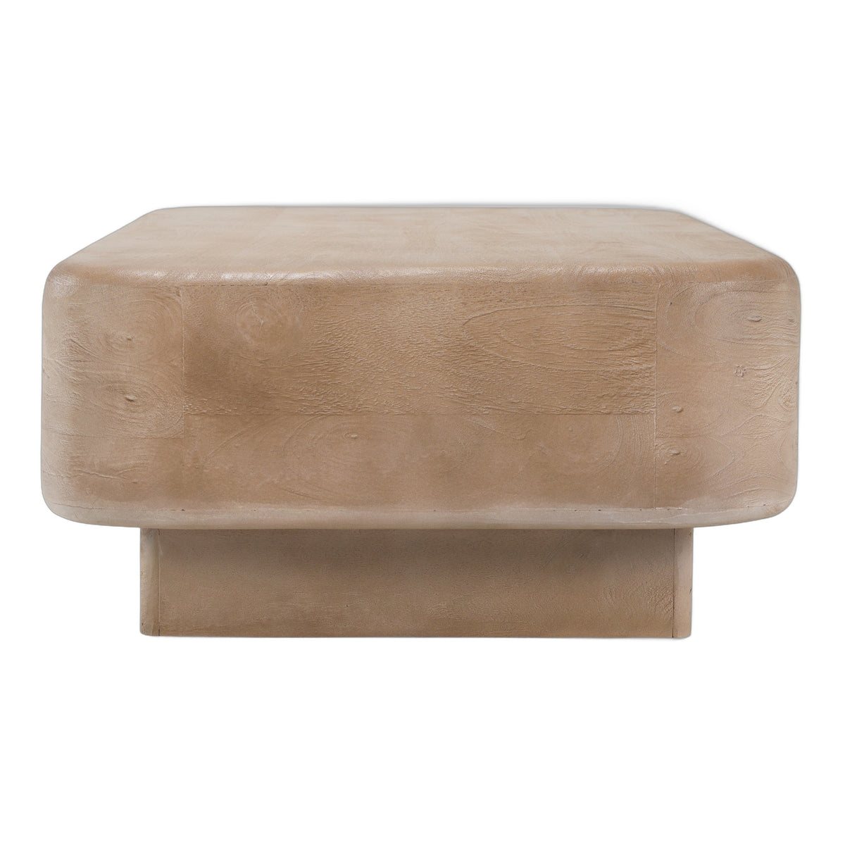 Bruno - Modern Mango Wood Rectangular Coffee Table - premium white background