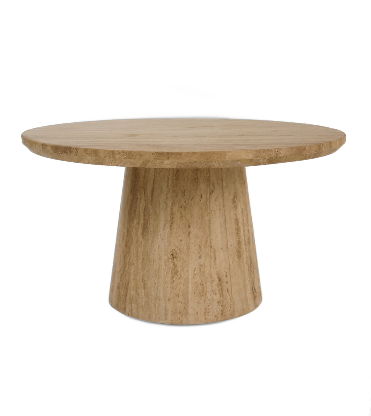 Velma - Modern Travertine Marble Coffee Table