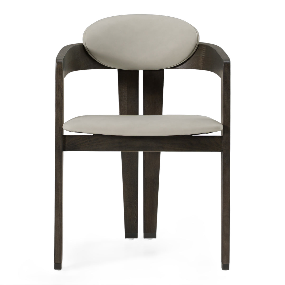 Thorne Light Grey and Dark Grey Arm Dining Chair