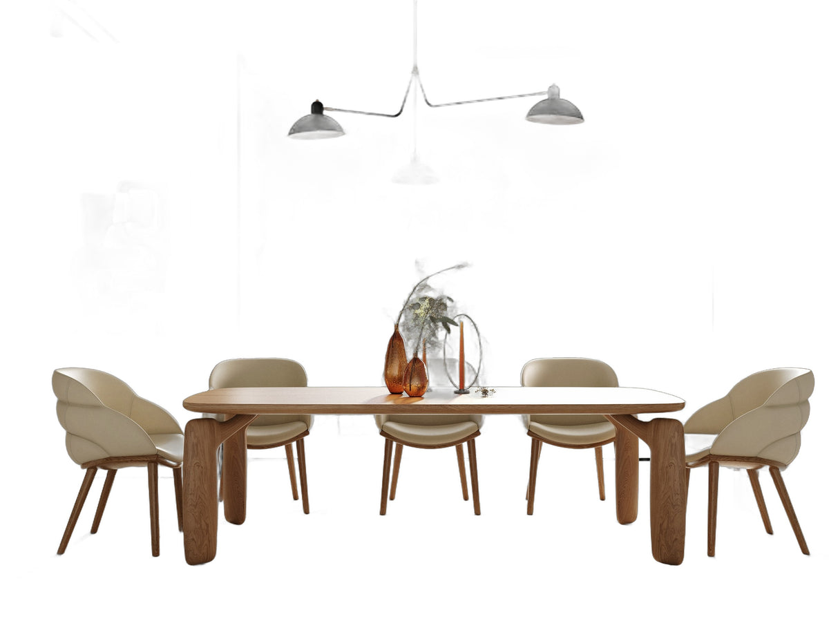 Michael - Mid-Century Modern Walnut Dining Table