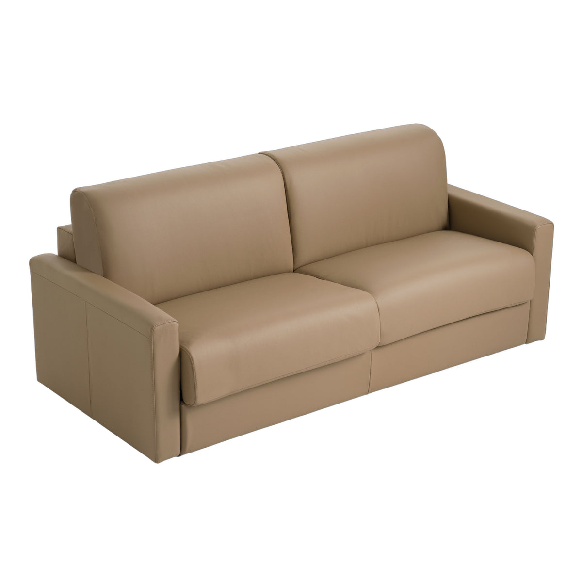 Revers - Italian Modern Desert Leather Queen Sofa bed