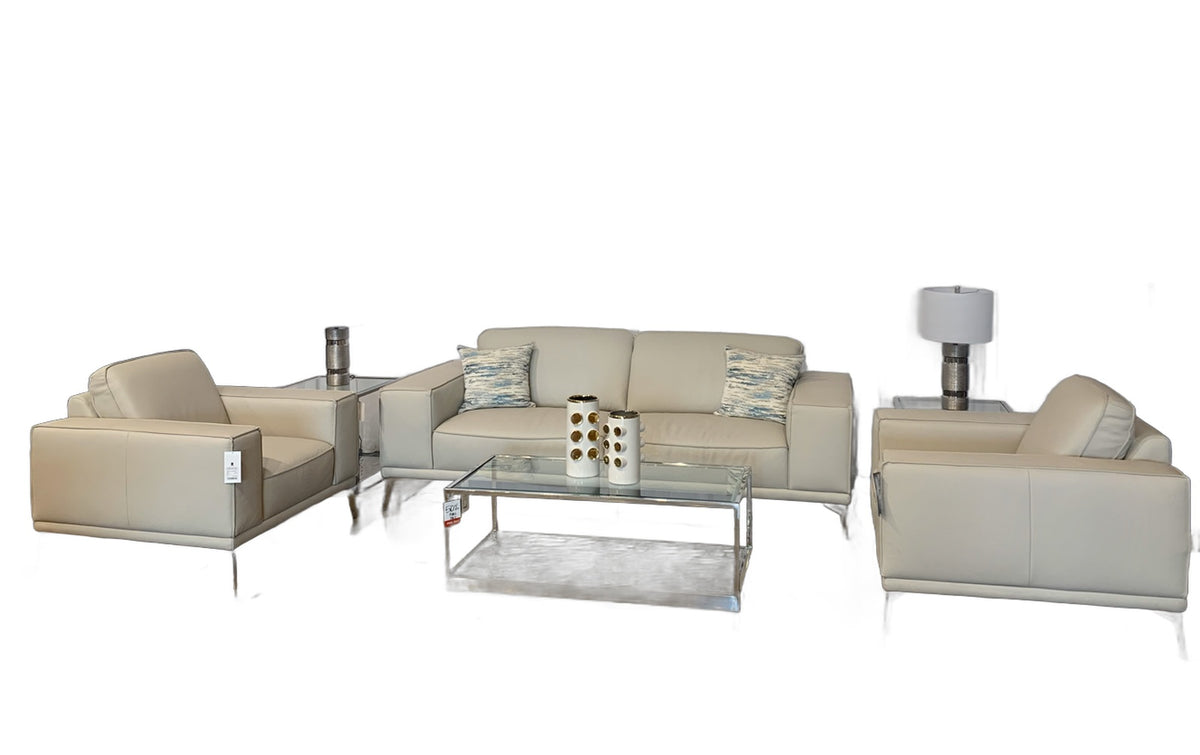 Soho - Contemporary Light Grey Armchair